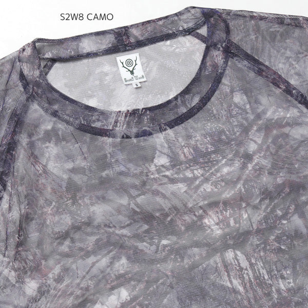 Bush Crew Neck Shirt - Poly Lightweight Mesh/Print