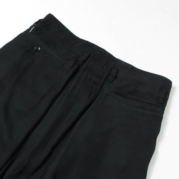 RAYON TUCK PANTS