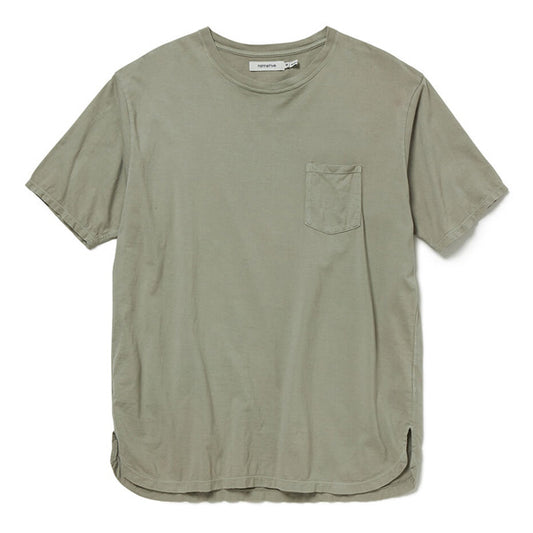 DWELLER S/S TEE COTTON JERSEY OVERDYED