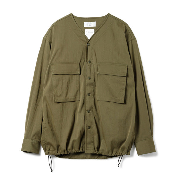 Millitary Drawstring Stretch Shirt