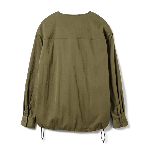 Millitary Drawstring Stretch Shirt