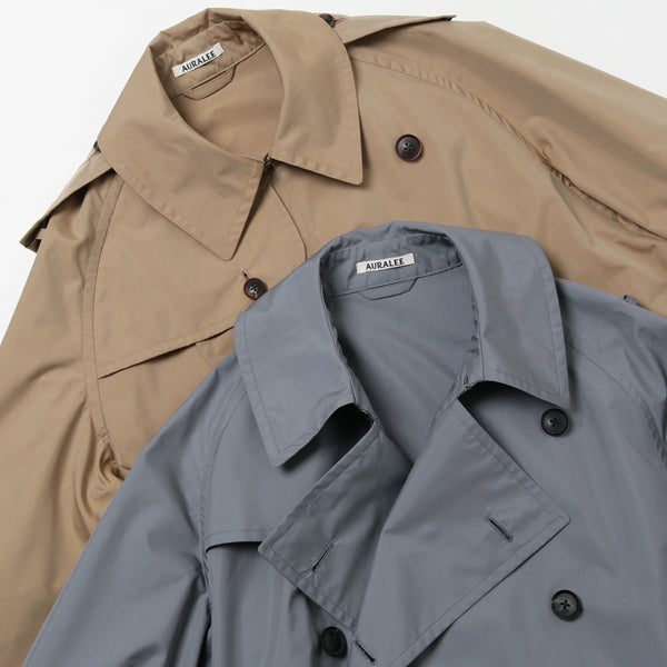 FINX POLYESTER BIG TRENCH COAT (A20SC01FP) | AURALEE / ジャケット (MEN) | AURALEE 正規取扱店DIVERSE