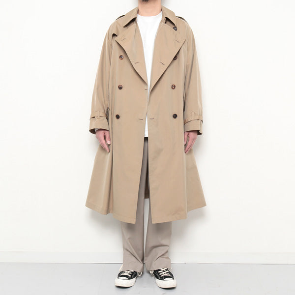 FINX POLYESTER BIG TRENCH COAT (A20SC01FP) | AURALEE / ジャケット 