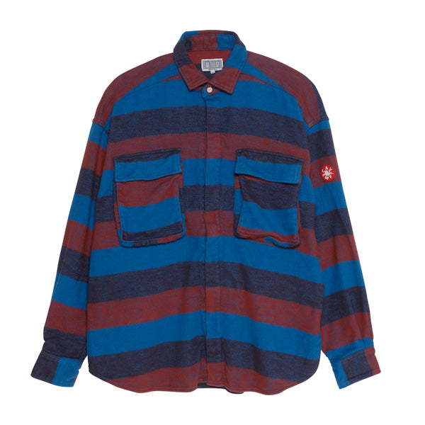 STRIPE FLANNEL BIG SHIRT