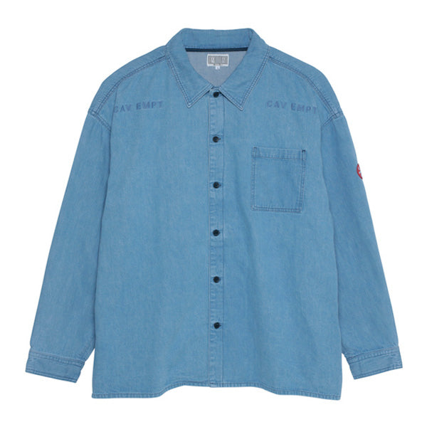 WASHED DENIM SHIRT JACKET