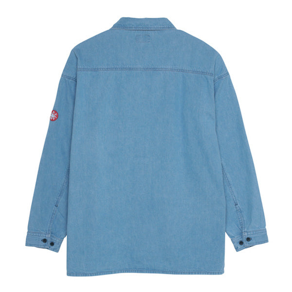 WASHED DENIM SHIRT JACKET