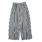 WIDE LEG STRIPED TROUSERS