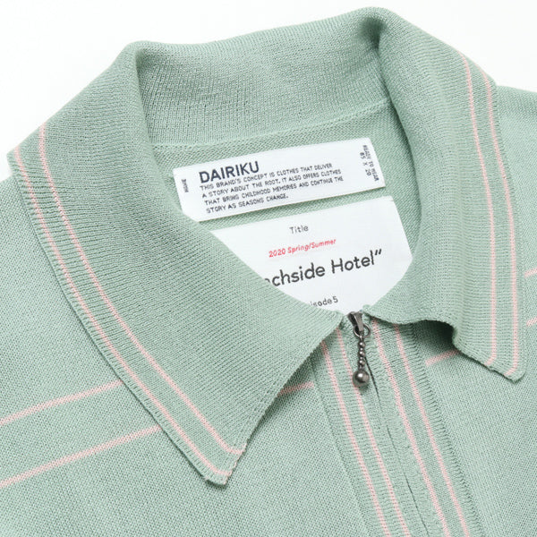 Half Zip Polo Knit (20SS K-3) | DAIRIKU / トップス (MEN) | DAIRIKU正規取扱店DIVERSE