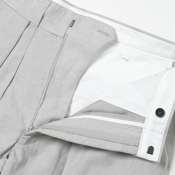 WIDE TAPERED SLACKS(COTTON LINEN) (P-1C) | ESSAY / パンツ (MEN) | ESSAY 正規取扱店DIVERSE