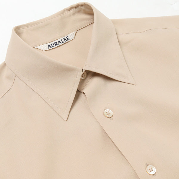 SHUTTLE GEORGETTE CLOTH SHIRTS (A20SS02MG) | AURALEE / シャツ (MEN) | AURALEE 正規取扱店DIVERSE