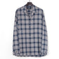 SHADOW CHECK OPEN COLLAR SHIRT