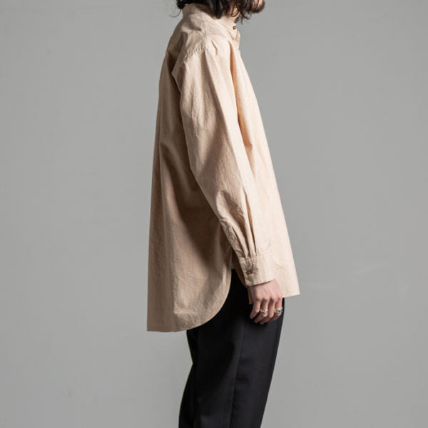 BAND COLLAR SHIRTS COMFORT FIT WILD COTTON TWILL