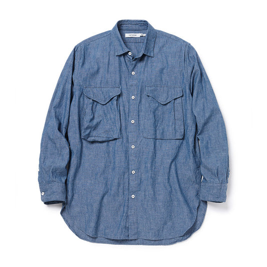 HUNTER LONG SHIRT COTTON 5oz CHAMBRAY