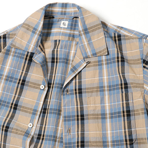 Open Collar S/S Shirt