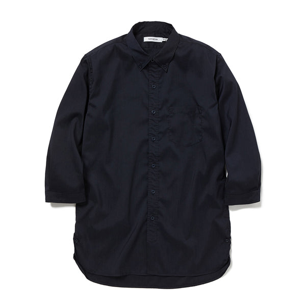 DWELLER B.D. SHIRT Q/S P/L/P POPLIN STRETCH