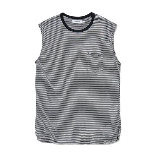 DWELLER N/S TEE COTTON JERSEY BORDER