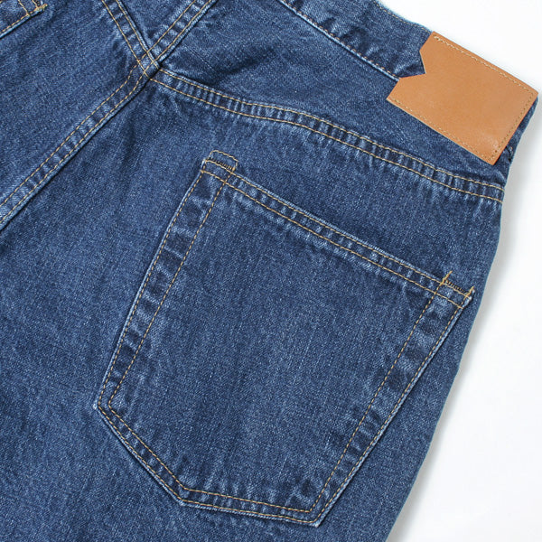 1TUCK WIDE SHORTS 12oz ORGANIC SELVEDGE DENIM