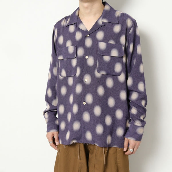 Cut-Off Bottom Classic Shirt-Ac/Cu Jc/Polka Dot