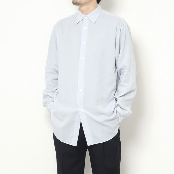 SHUTTLE GEORGETTE CLOTH SHIRTS (A20SS02MG) | AURALEE / シャツ (MEN) | AURALEE 正規取扱店DIVERSE