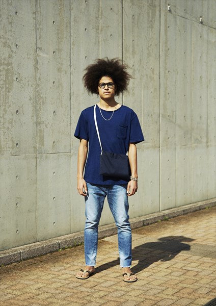 Indigo Damage Pocket Tee