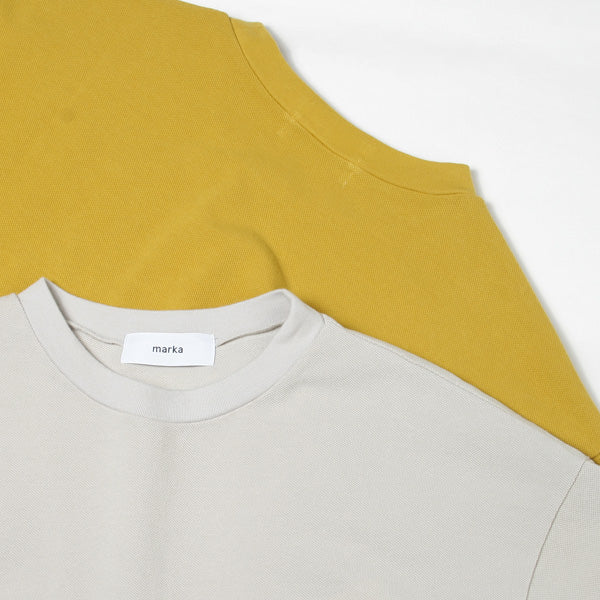 CREW NECK Tee COTTON PIQUE