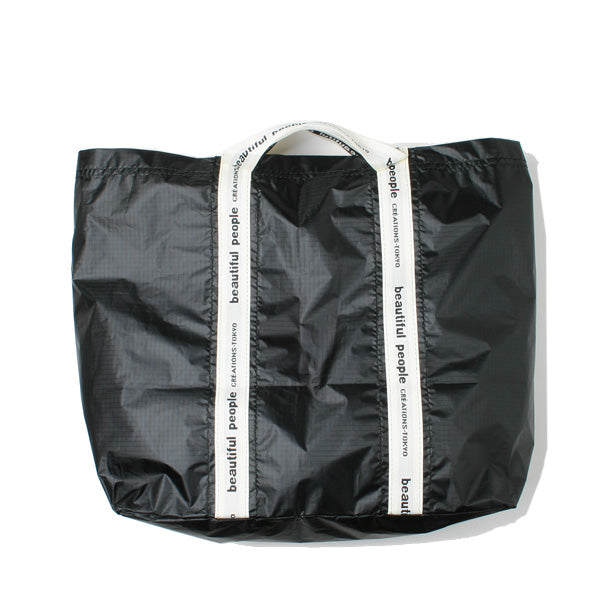 sail cloth logo tape tote