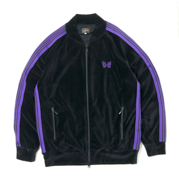 Rib Collar Track Jacket - C/Pe Velour