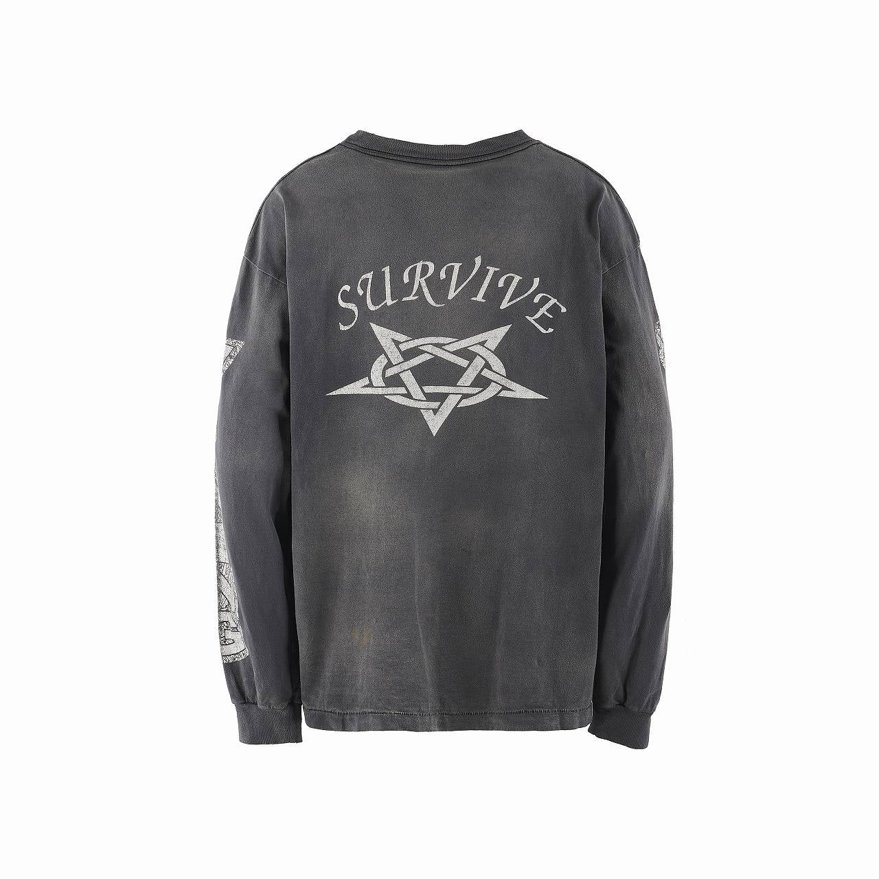 Saint Mxxxxxx (セントマイケル) 】LS TEE/SURVIVE SM-A23-0000-006