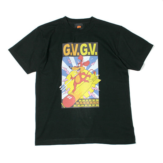 KOZIK × G.V.G.V. PRINTED H/S TEE(BLACK)