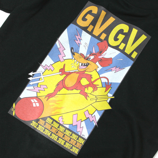 KOZIK × G.V.G.V. PRINTED H/S TEE(BLACK)