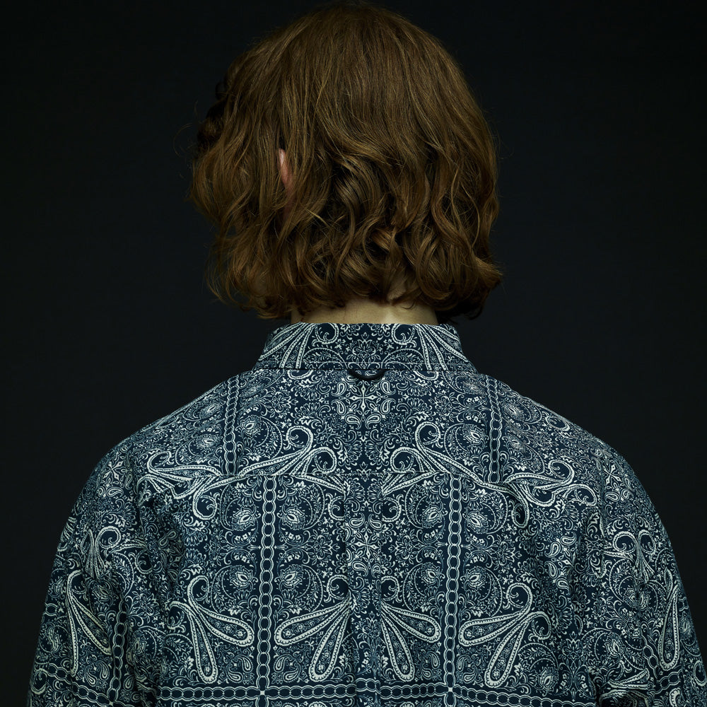 TECH BUTTON DOWN SHIRTS L/S PAISLEY