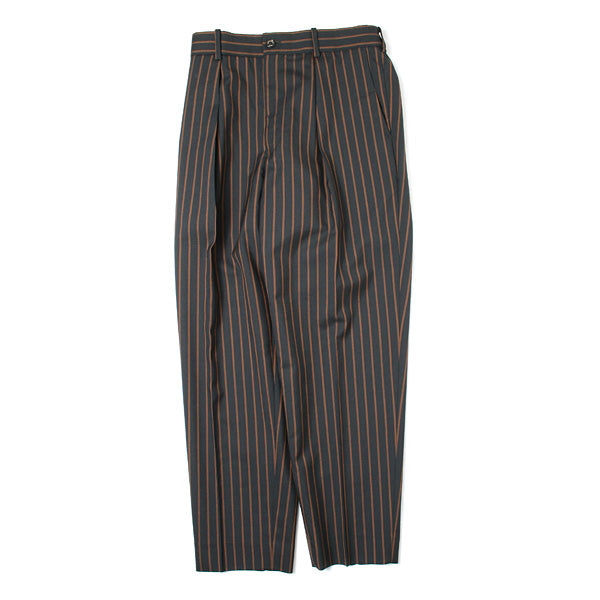 FRONT PLEATS PEGTOP ORGANIC WOOL TROPICAL (A18B-07PT01C) | DIVERSE / パンツ  (MEN) | DIVERSE正規取扱店DIVERSE