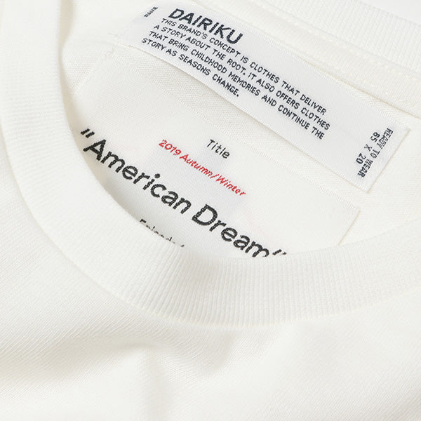 BIGGIE Layered T-Shirt (19AW C-6) | DAIRIKU / トップス (MEN) | DAIRIKU 正規取扱店DIVERSE