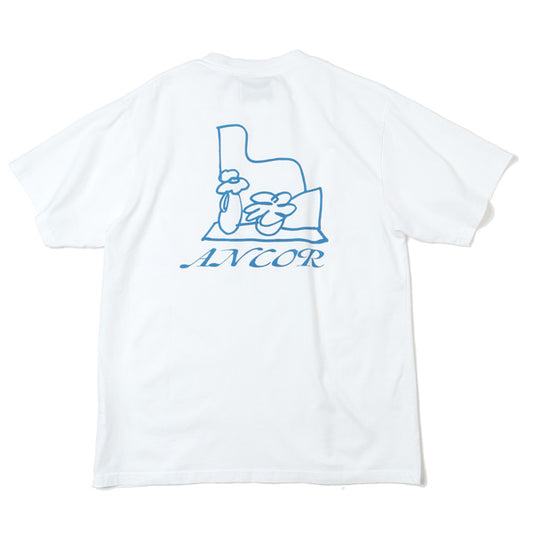 T-shirt Vases Bleus、Blancs