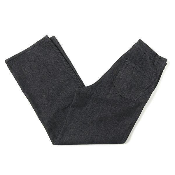 HARD TWIST DENIM WIDE SLACKS