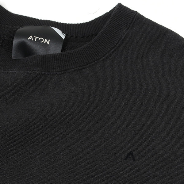 SUVIN GARMENT DYE | CREWNECK PULLOVER (KKAGBW0101) | ATON / カットソー (MEN) |  ATON正規取扱店DIVERSE