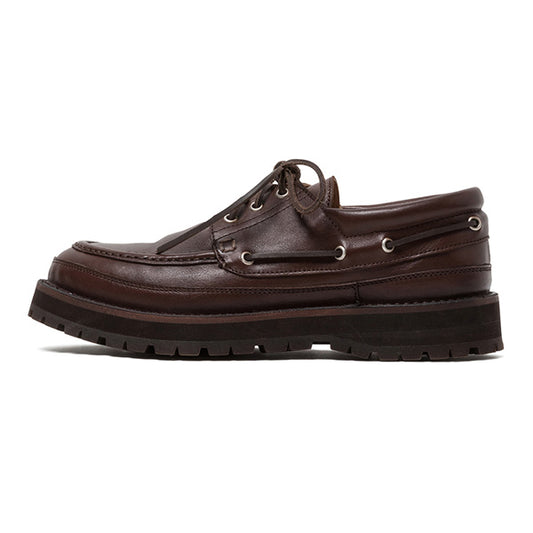 HUNTER DECK SHOES COW LEATHER