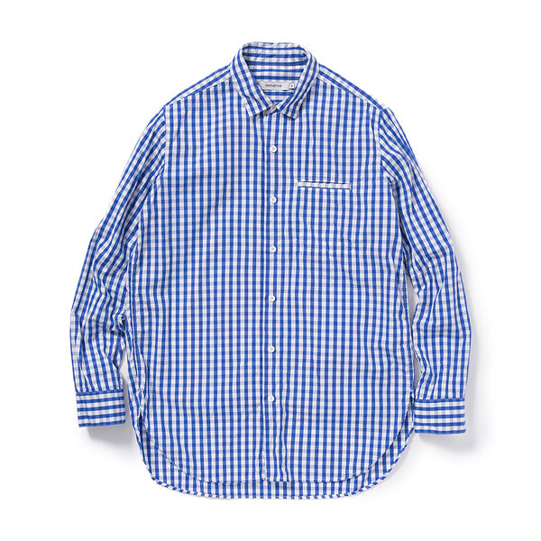 FELLER LONG SHIRT COTTON BROAD GINGHAM CHECK