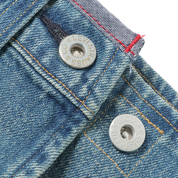 綿セルヴィッチデニムlevi'sオーバーオールカスタマイズ P202