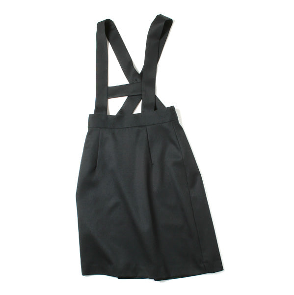 WOOL SUSPENDER MINI SKIRT