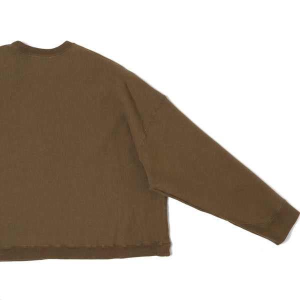 SUVIN NATURAL DYE CREWNECK PULLOVER (KKAGBW6951) | ATON 