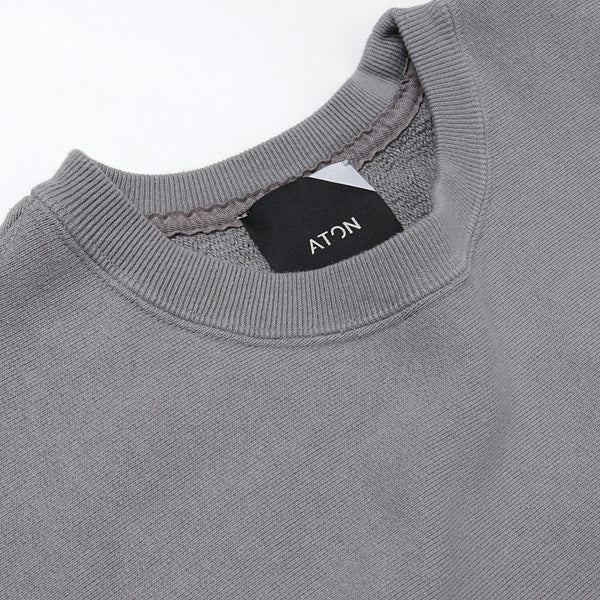 SUVIN NATURAL DYE CREWNECK PULLOVER (KKAGBW6951) | ATON 