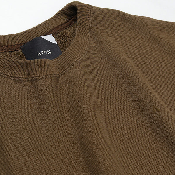 SUVIN NATURAL DYE CREWNECK PULLOVER (KKAGBW6951) | ATON 