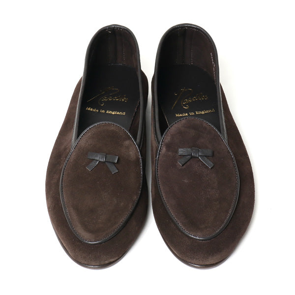 Suede Slip-On with Bow