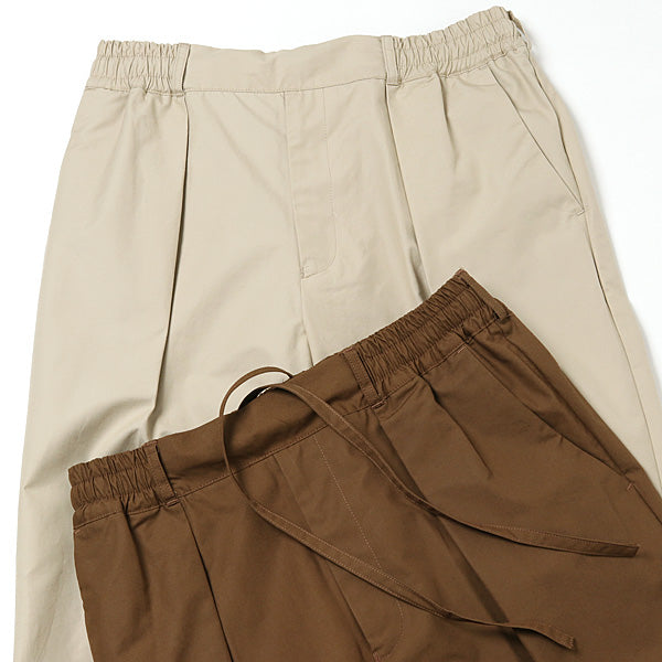 PEGTOP EASY TROUSERS ORGANIC COTTON WEATHER CLOTH (A19C-03PT01C) | MARKAWARE  / パンツ (MEN) | MARKAWARE正規取扱店DIVERSE