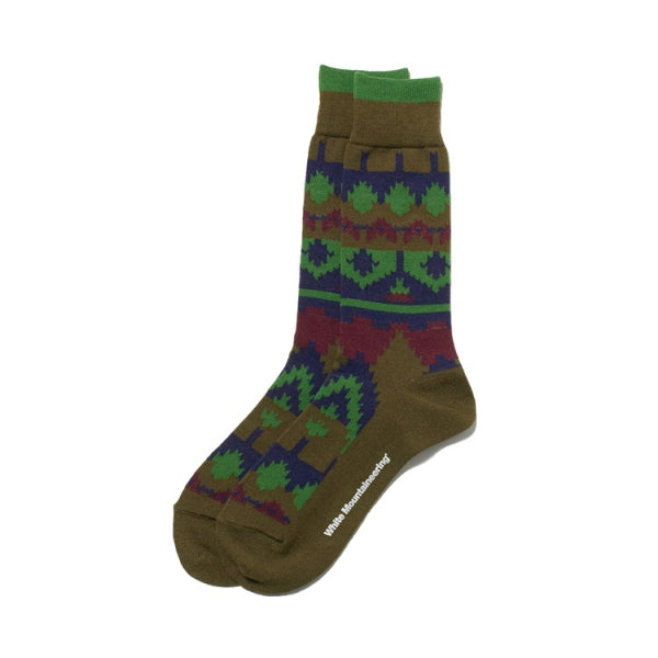 MULTI JACQUARD MIDDLE SOCKS