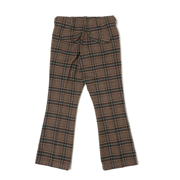 F.P. Boot-Cut Trouser - Plaid Tweed