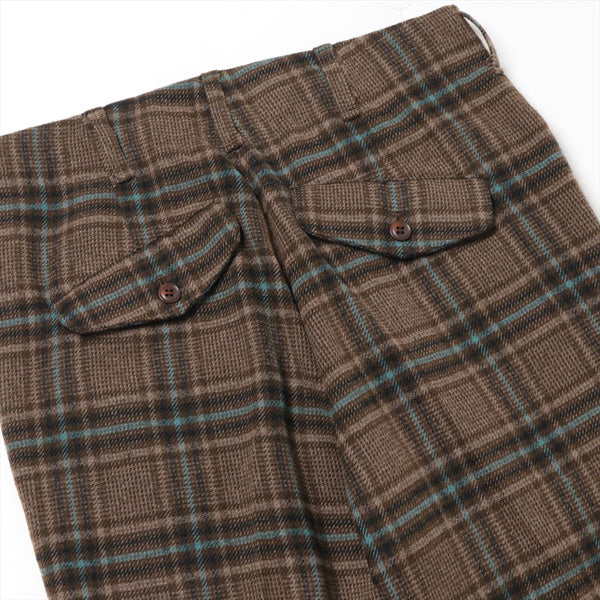 F.P. Boot-Cut Trouser - Plaid Tweed