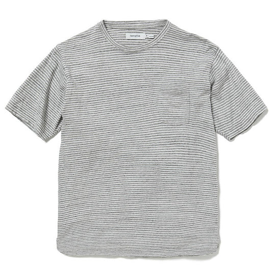 DWELLER S/S TEE COTTON JERSEY BORDER