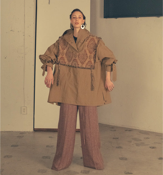 BODEVAN fringe coat